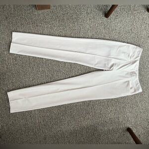 Adidas Women’s Golf Pants Straight Leg Pockets Stretch Small Cream